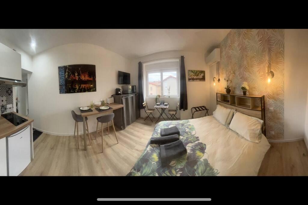 Verdi Studio Cosy Au Calme Parking Gratuit Chasse-sur-Rhone Bagian luar foto