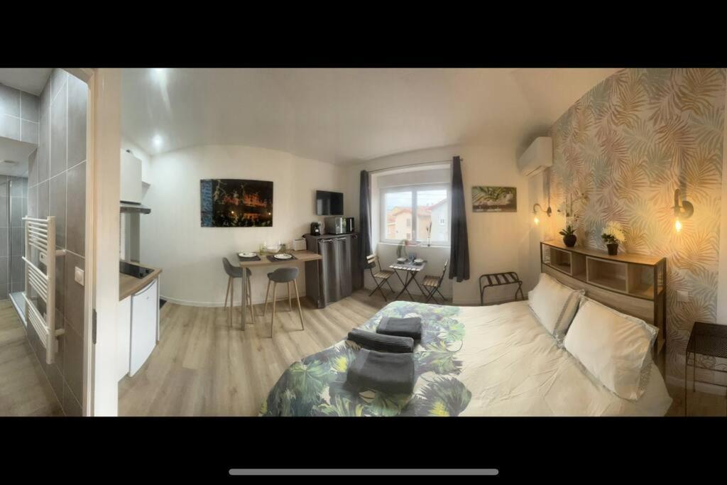 Verdi Studio Cosy Au Calme Parking Gratuit Chasse-sur-Rhone Bagian luar foto